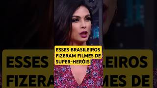 ATORESATRIZES BRASILEIROS QUE FIZERAM FILMES DE SUPERHERÓIS shorts [upl. by Alleuqahs]