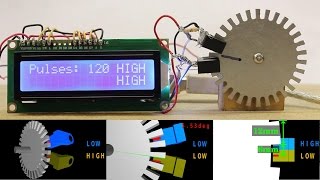 Rotary encoder  sensor arrangement [upl. by Eenet270]