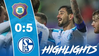 Doppelpack von LATZA Traumdebüt von VINDHEIM  Highlights  FC Erzgebirge Aue  FC Schalke 04 05 [upl. by Aztilem919]