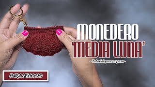 MONEDEROS TEJIDOS A CROCHET CON CIERRE 👛 [upl. by Osicran]