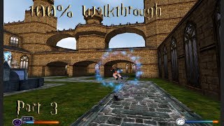 Harry Potter and the Philosophers Stone PC 100 Walkthrough  Part 3 [upl. by Aehcsrop]