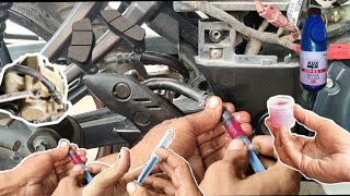 tvs apach RtR rear dis break compressor problem ko solve kaise karen dekhiae [upl. by Arracot]