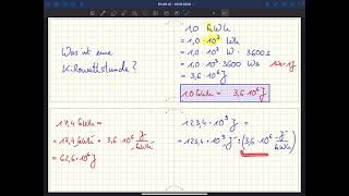 Was ist eine Kilowattstunde  Umrechnung von Kilowattstunde in Joule und umgekehrt  ganz einfach [upl. by Naivaf]