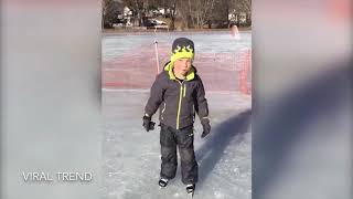 Funny People Slipping on Ice Compilation [upl. by Lisab]