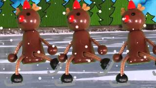 Five Reindeer  Christmas Songs for Kids [upl. by Adorne]