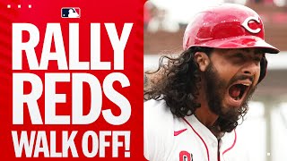 The RALLY REDS make an INCREDIBLE COMEBACK Full inning gametying home run walkoff homer [upl. by Anin]