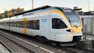 RE13 to Hagen Hbf arrives in Viersen [upl. by Enovad392]