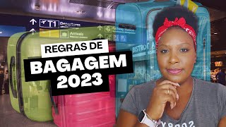 REGRAS DE BAGAGEM DE MÃƒO E DESPACHADA EM VOOS INTERNACIONAIS E NACIONAIS  2024 [upl. by Follmer510]