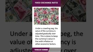 Fixed Exchange Rates  60 Second Economics  A Level amp IB [upl. by Airdnaxela]