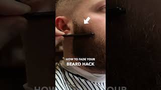 Professional Barber Shows How To FADE Your BEARD shorts [upl. by Eiwoh]