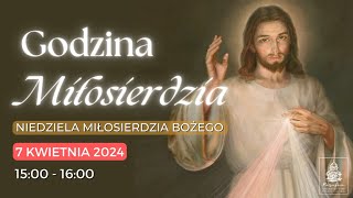 Relacja z transmisji Modlitwy z Godziny Miłosierdzia Bożego 07042024 [upl. by Leyameg]