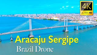 Aracaju Sergipe Brazil in 4K UHD Drone [upl. by Ciredor]