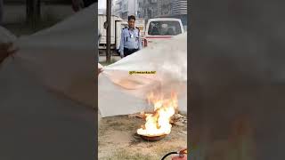 Fire Resistant Blanket or Fire Blanket Test on Live Fire ytshorts trending fire firesafety [upl. by Akram613]