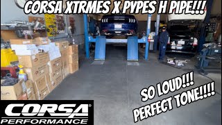 Making My S550 Mustang GT Louder With Corsa Xtreme Catback and Pypes H Pipe [upl. by Warms13]