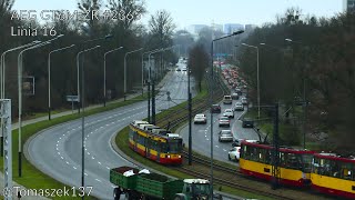 AEG GT6MZR 2365  MPK Łódź 🚊 linia 16 [upl. by Bellaude]