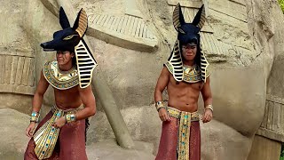 Ancient Egypt Universal Studios Singapore Revenge of the Mummy Land Treasures Hunters amp Anubis [upl. by Ahsienor]