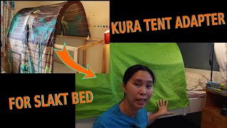 Ikea hack KURA bed tent adapter for SLAKT bed [upl. by Carley]