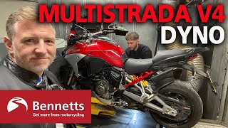 Ducati Multistrada V4S Dyno Run  How much power [upl. by Nnaecarg]