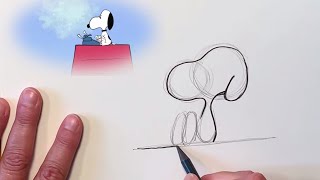 How to Draw Snoopy [upl. by Toogood]