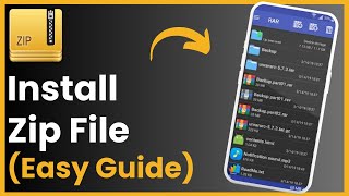 How To Install A Zip File On Android [upl. by Cull219]