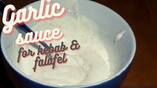 Garlic Greek Yogurt Dressing for Döner Kebab  How To Make a Yogurt Sauce for Kebab  Recipe  52 [upl. by Gibbons1]