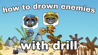 How to drown enemies with drill Warlings 2 Total Armageddon [upl. by Calbert970]