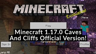 Minecraft 1170 New Update Released  MCPE 117002 Official Version  Caves And Cliffs Part 1 [upl. by Lattimer]