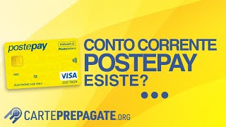 La carta Postepay è un vero e proprio conto corrente [upl. by Zoilla]