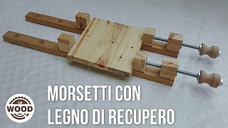 Morsetto in legno FAI DA TE  DIY wooden clamps [upl. by Kalvin]