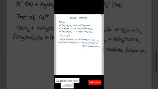 Analyse the given inorganic salt for an acidic and basic radical Cl  Ca2   Class 12 CBSE Chem [upl. by Ladnek599]