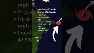 How Far North Will Hurricane Ernesto Go [upl. by Naginarb]