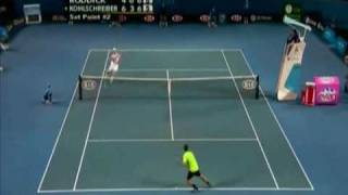 Roddick vs Kohlschreiber AO 2008 R3 [upl. by Fidelia]