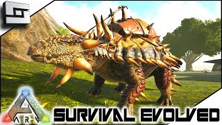 ARK Survival Evolved  NEW ANKYLOSAURUS TAME E13  Ark Ragnarok Map [upl. by Voltmer]