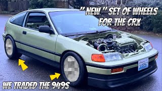 Project Crx part 14 We got another set of wheels [upl. by Timmi402]