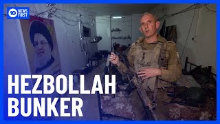 Israel Military Reveals Hezbollah Bunker  10 News First [upl. by Aitnahs]