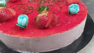 Semifreddo alla Fragola Meringa Italiana  Corso di Pasticceria [upl. by Allenod]