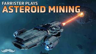 Asteroid Mining at a Refinery Station  Star Citizen 324 4K Mining Gameplay [upl. by Bald]