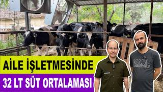 Küçük Aile İşletmesinde 32 Litre Sürü Ortalamasını Nasıl Sağladı [upl. by Eatnhoj384]