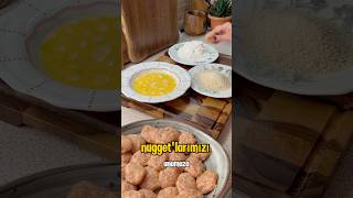 Evde 10 dakikada nugget keyfi🍗nuggets evyapımı fastfood tavuk tarifler [upl. by Solraced]