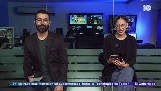 TELE 10 Noticias con Victoria Leija y Gabriel Carrillo [upl. by Pitts718]