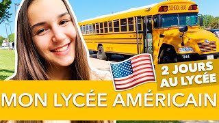 Lycée aux USA  2 JOURS avec MOI 🇺🇸 VLOG [upl. by Beck855]