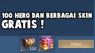 CEK AKUN KALIAN SEMUA PLAYER DAPET 100 HERO amp BERBAGAI SKIN GRATIS  UPDATE ADVANCE SERVER [upl. by Woo]