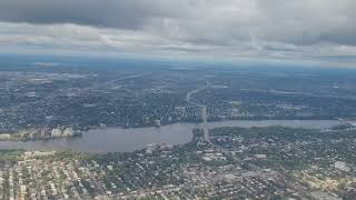 Landing at MontréalPierre Elliott Trudeau International Airport YUL  Sept 2022 [upl. by Naujaj]