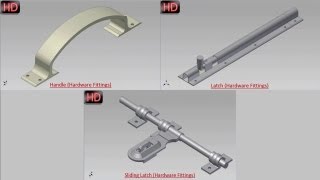 Hardware Fittings Video Tutorial Autodesk Inventor [upl. by Hajed503]