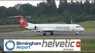 Helvetic Airways Flight 421 BHX to Zurich [upl. by Mallon]