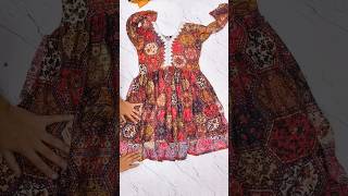 ALIA CUT SINGLE KURTI  Alia cut Top cutting and stitching  top very easy fashion [upl. by Ernestine]