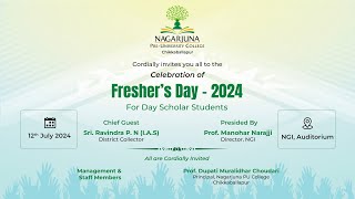 Freshers day celebration for day Scholar Students [upl. by Leahci]