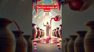 Wedding at Cana – Jesus’ First Miracle in 30 Seconds  hinglish shorts foryou bible [upl. by Itsym]