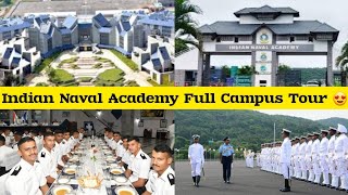 Indian Naval Academy Full Campus Tour  Goosebumps Guaranteed  ina indiannavy navy cadets nda [upl. by Crifasi]