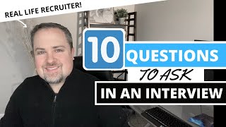 10 Questions to Ask The Interviewer In Your Job Interview Interview Prep Tips [upl. by Shu]